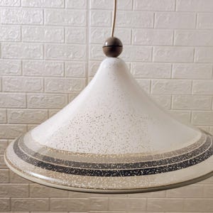 Vintage Ceiling Light/ Plastic Pendant Light/ Modern Hanging Light/ Old Plastic Light/ Retro Ceiling Light/ Mid Century / 80s