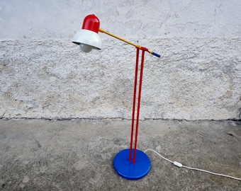 Vintage XL Multicolor Floor Light / Memphis Style Floor Lamp/ Retro Floor Light/ Floor Lightning / Vintage Lightning/ Yugoslavia/ 80s