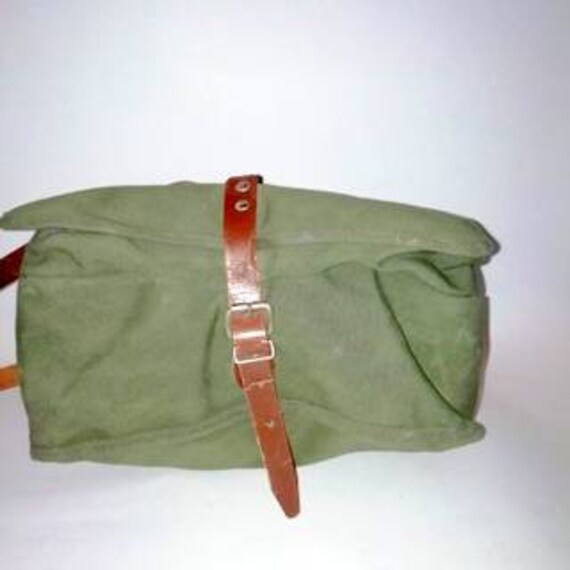 Vintage Military First Aid Canvas Crossbody Bag / Sho… Gem
