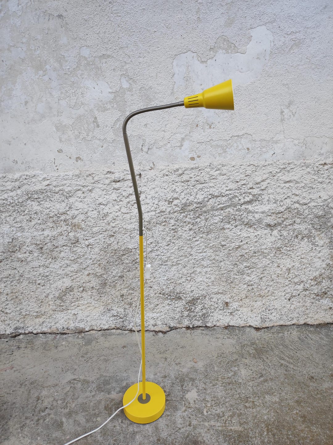 Vintage Ikea Kvart Floor Lamp / Adjustable Gooseneck Floor Lamp / 90's ...