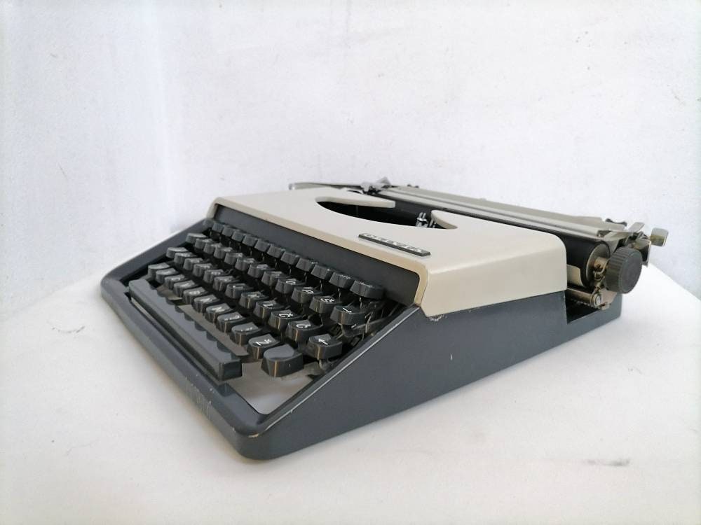 ZXNQ 1920 Antiguo Mecánico inglés Máquina de Escribir Uso Normal Regalo  Vintage Recomendación de colección Máquinas de Escribir : :  Oficina y papelería