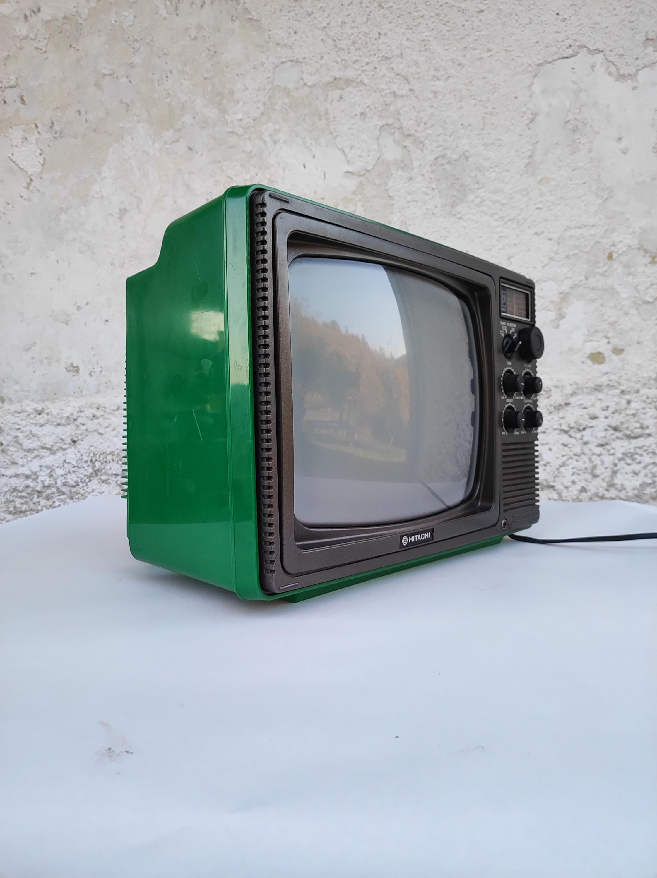 Vintage Hitachi Tv - Etsy
