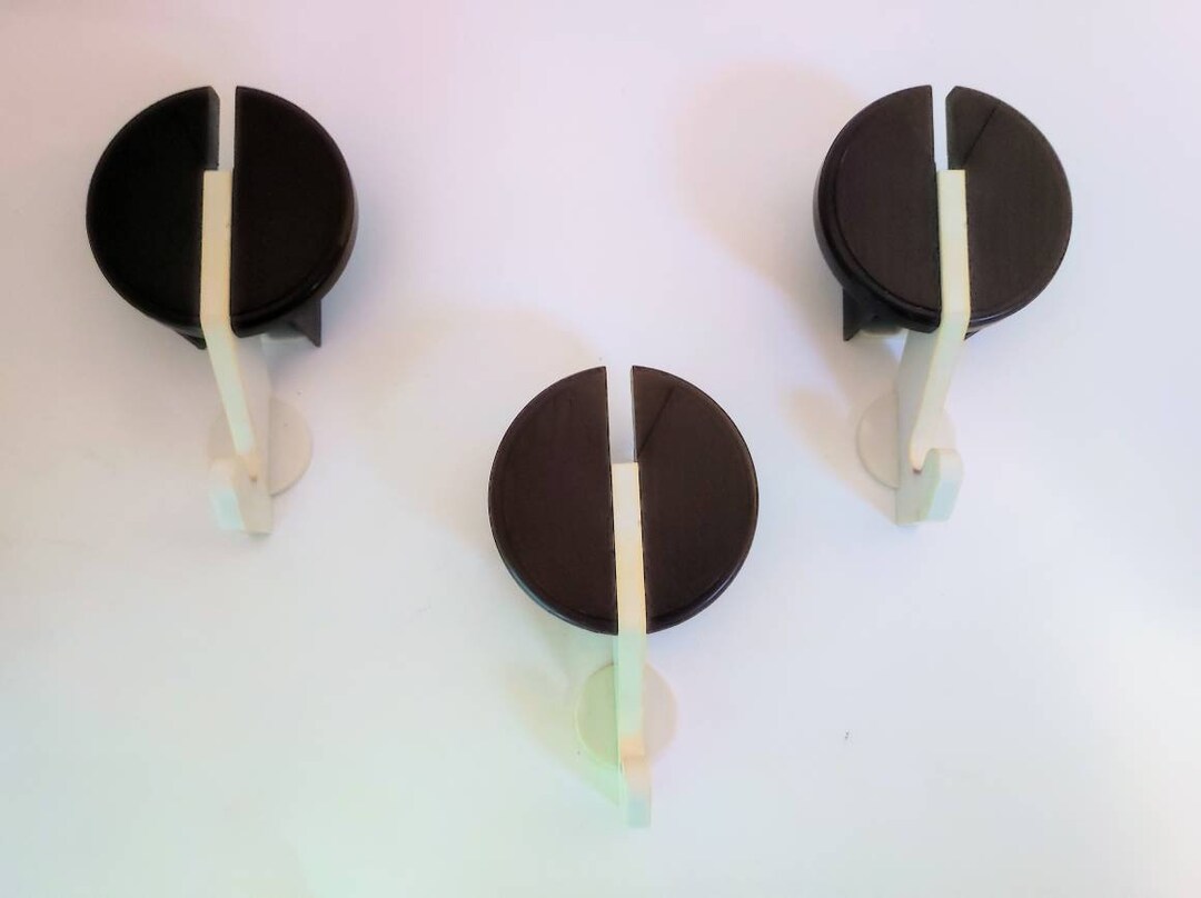 Vintage Wall Hangers/ Plastic Wall Hangers/ Brown Plastic Etsy