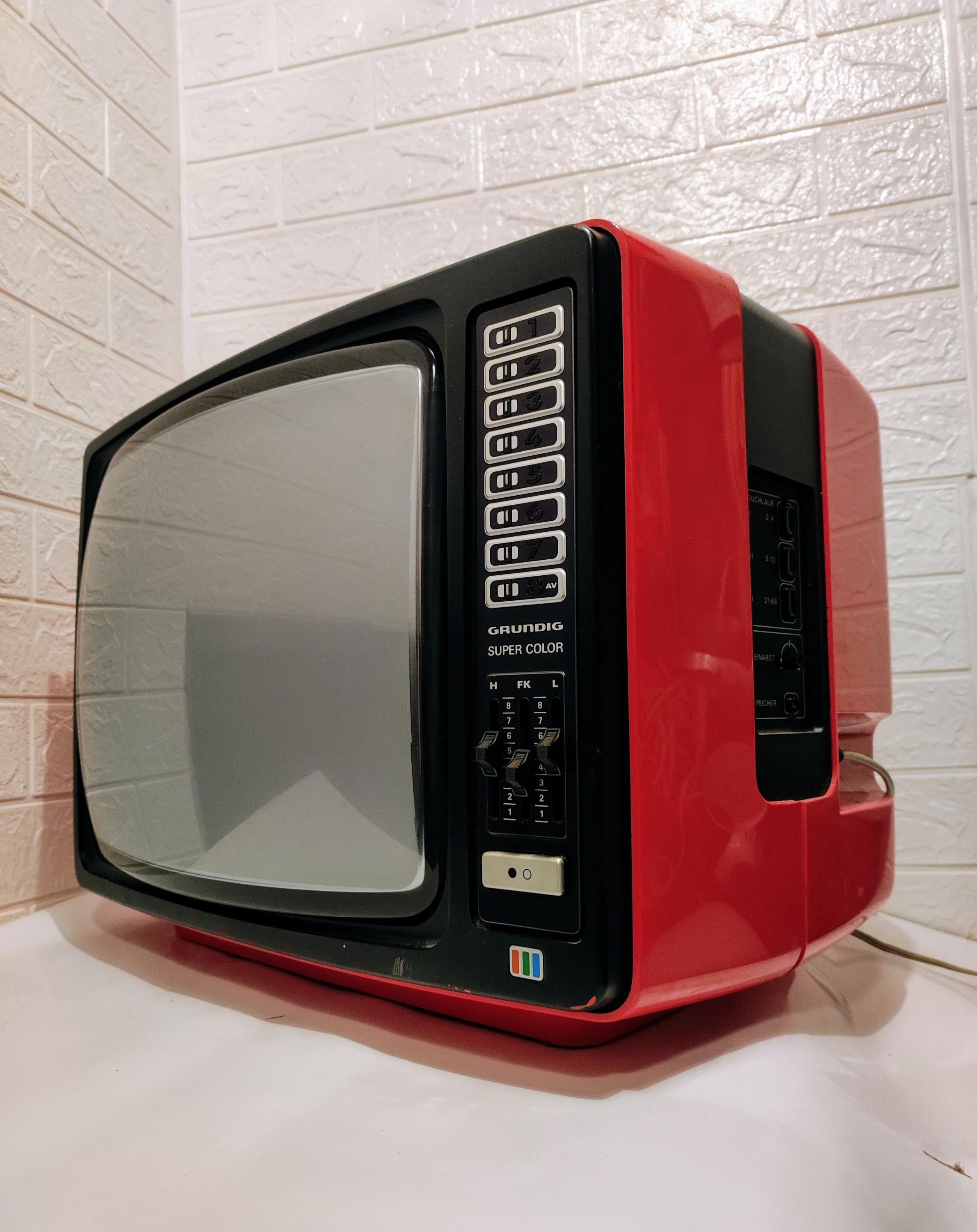 80s portable color tv - Etsy 日本