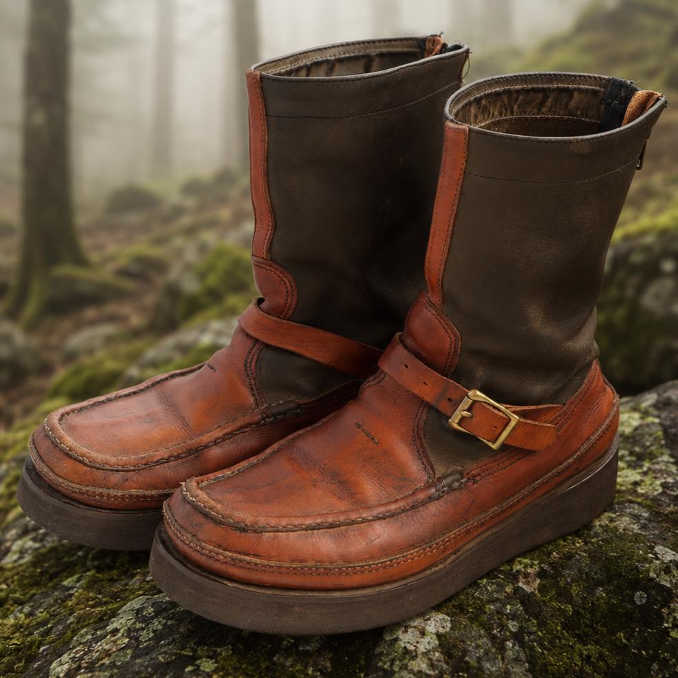 Russell Moccasin Boots - Etsy