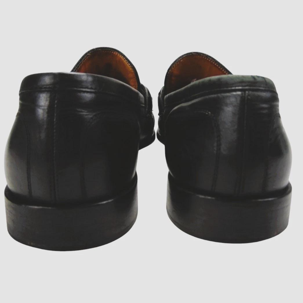 Vintage Johnston & Murphy Leather Loafers – Made in Italy  display picture 1
