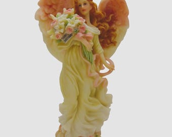 Vintage Seraphim Classics Samantha Blessed at Birth Angel Figurine 1997 Roman w/ Box & COA