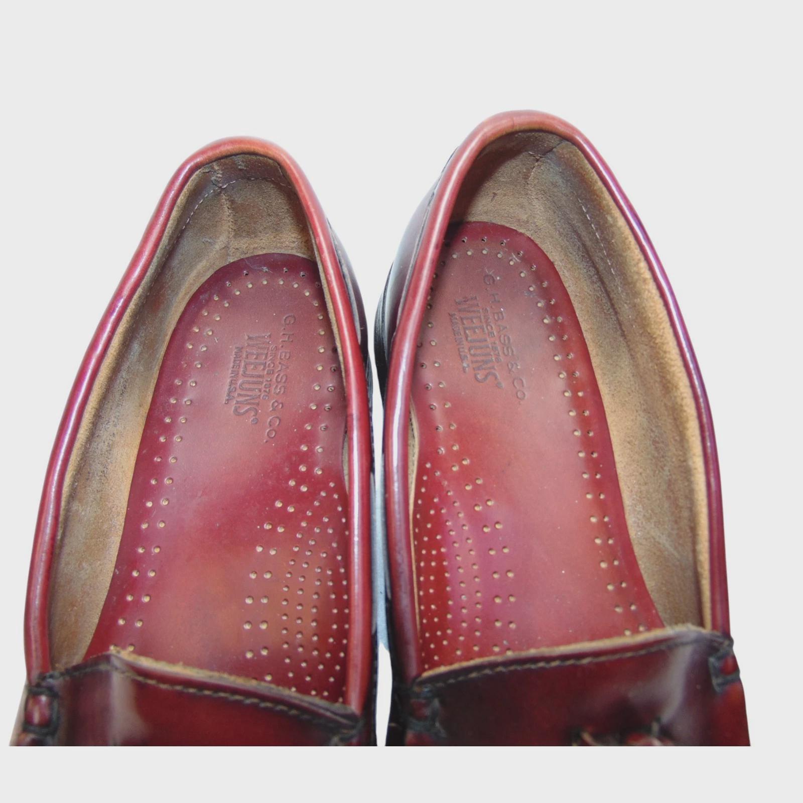 Vintage G.H. Bass Weejuns Tassel Kiltie Loafers Men display picture 1