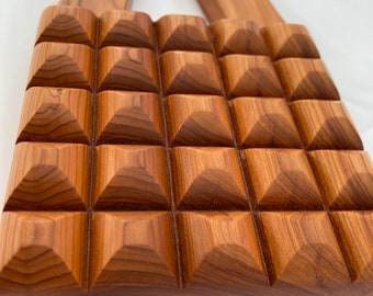 Wooden spanking Paddle English Yew