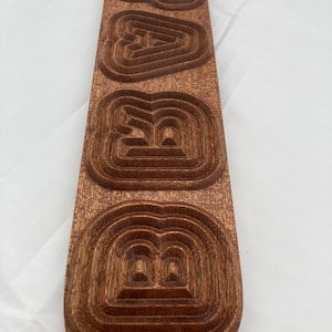 Sapele Spanking Paddle 3D
