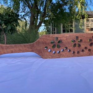 Wooden Spanking Paddle Chechen