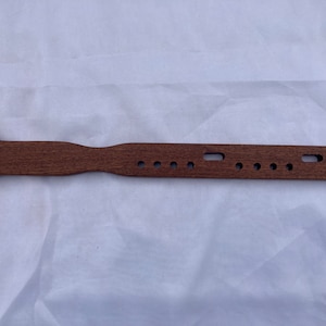 Wooden Sapnking Paddle Morse Code