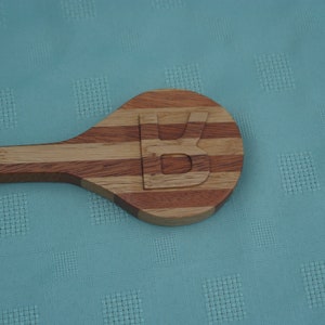 Custom Initial Wooden Spanking Paddle