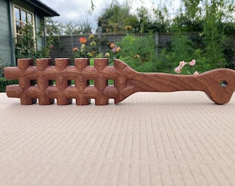 Wooden Spanking Paddle Sapele Made to Order