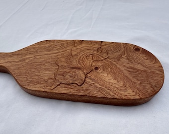3d Sapele Wooden Spanking Paddle