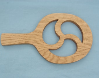 Wooden Spanking Paddle Oak