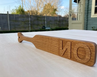 Wooden Spanking Paddle Oak