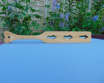 Wooden Spanking Paddle Oak