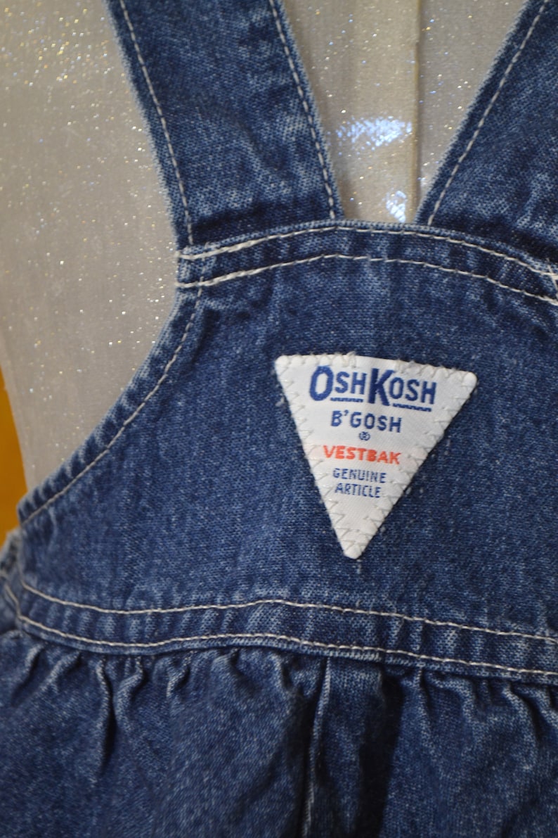 Vintage Kids 18-24 Month Jean Dress
