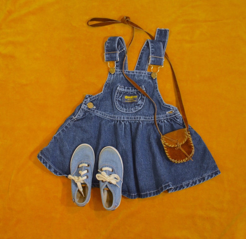 Vintage Kids 18-24 Month Jean Dress
