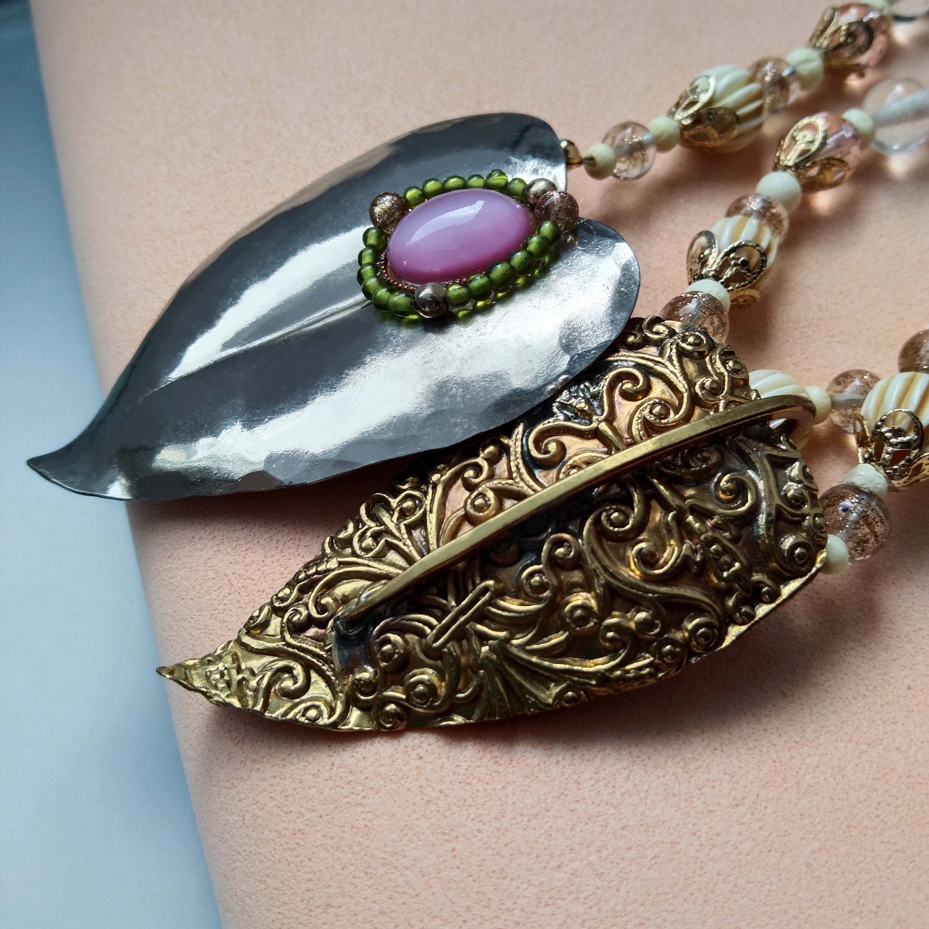 【2点セット】FABRICE Paris ヴィンテージ ネックレス&イヤリング ネックレス & ピアス / イヤリング 2点セット (BC-PN9