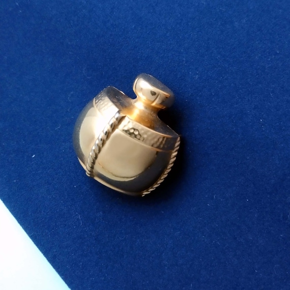 Yves Saint Laurent Perfume Bottle Brooch, Vintage… - image 3