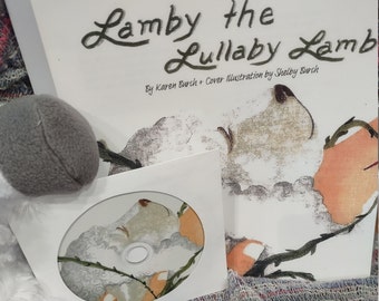 Children's home bound story book and CD featuring Matthew 11:28-30, the lullaby that Lamby sings, included in the CD of scripture songs.