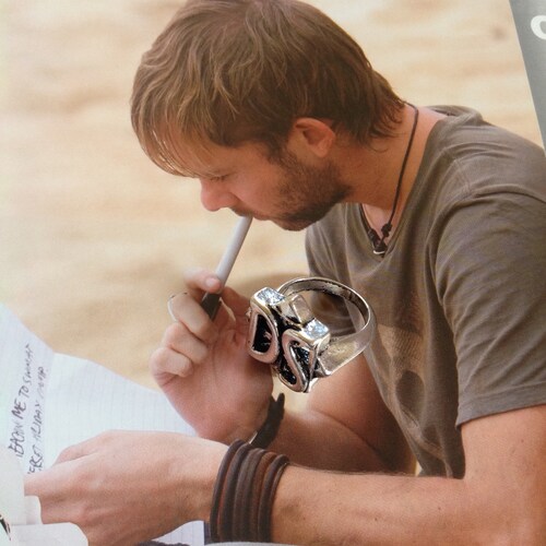 D.S. Drive Shaft RING Charlie Lost Props Solid Silver Sterling Etsy