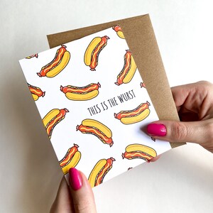 O cartão Wurst Get Well para o câncer