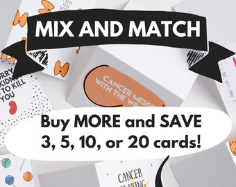 Mix and Match Cancer Cards Get Well Support Cards