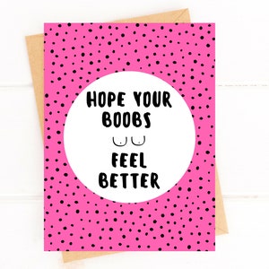 Funny Breast Cancer Get Well Card: Cancer Humor