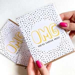 OMG You're Cancer Free Card Remission Gefeliciteerd NED Congrats Card Kankervrij Gefeliciteerd Card Cancer Survivor Card Cancer Survivor Gift