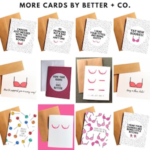Titties Are Being Shitty Card Breast Cancer Card Breast Cancer Gift Breast Cancer Care Package for Her Funny Breast Cancer Card for Friend image 9