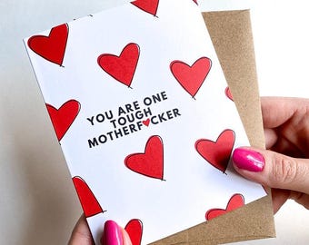 Stödkort för tuff mamma med cancer - Uppmuntrande gåva