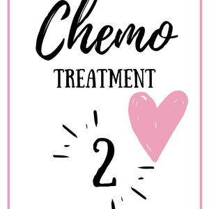 Printable Chemo Sign Set Last Day of Chemo Sign Custom Done - Etsy