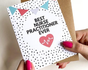 Karte für Nurse Prancer Nurse Pracktionär Wertschätzungskarte