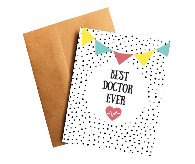 Best Doctor Ever Card Thank You Card for Doctor Post Surgery Etsy