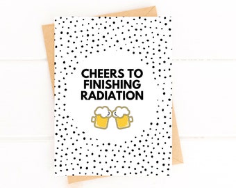 Funny Radiation Card Cancer Treatment Card Chemo Care Package