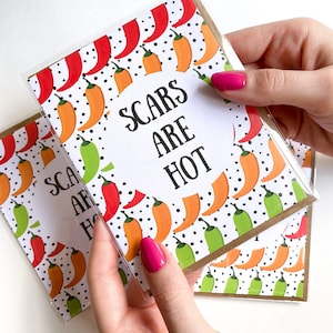 Funny Surgery Card Recovery Card Scars Are Hot Get Well Card Funny Cancer Card Surgery Card For Him Surgery Card For Her Hospital Card