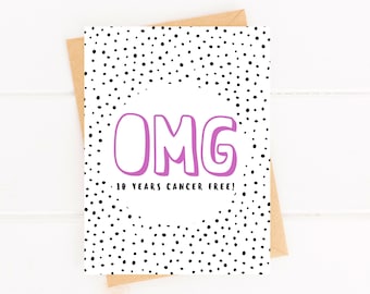 10-Year Cancer Survivor Card | Remission Card