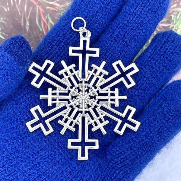 Cross SnowWonders® Snowflake Ornament, 6059