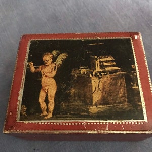Vintage Franco Tacchi Angel Trinket Box