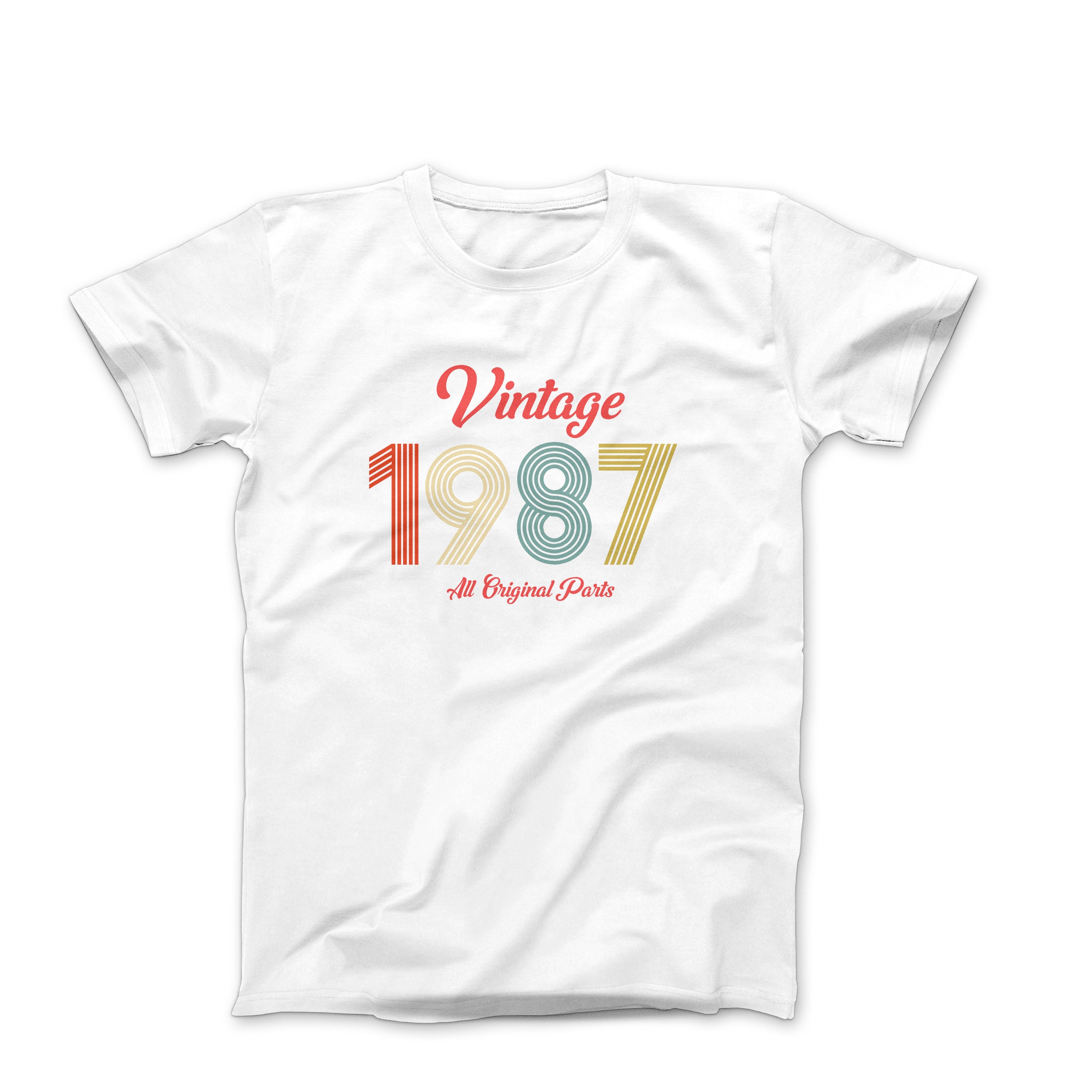 1987 Vintage Short Sleeve T-shirt 1987 T-shirt Made in 1987 - Etsy