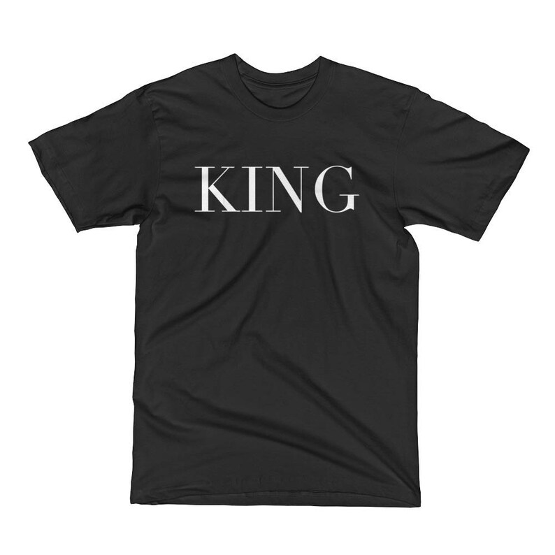 King Gifts Graphic Tees Gift For Him King Men/'s T Shirt T Shirt with Sayings King T-Shirt Birthday Gift King Shirt For Men
