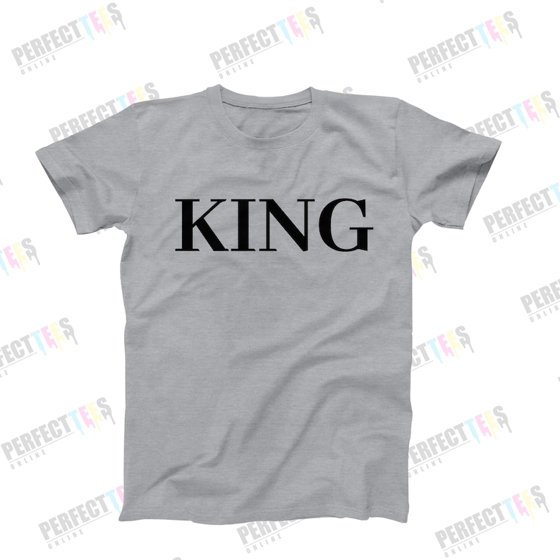 King T-Shirt, Mens Graphic Tee, King Shirt For Men, King Tee, Gift For King, Gift For Boyfriend, Men Birthday Gift, Anniversary Gift For Him