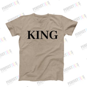 King T-Shirt, Mens Graphic Tee, King Shirt For Men, King Tee, Gift For King, Gift For Boyfriend, Men Birthday Gift, Anniversary Gift For Him