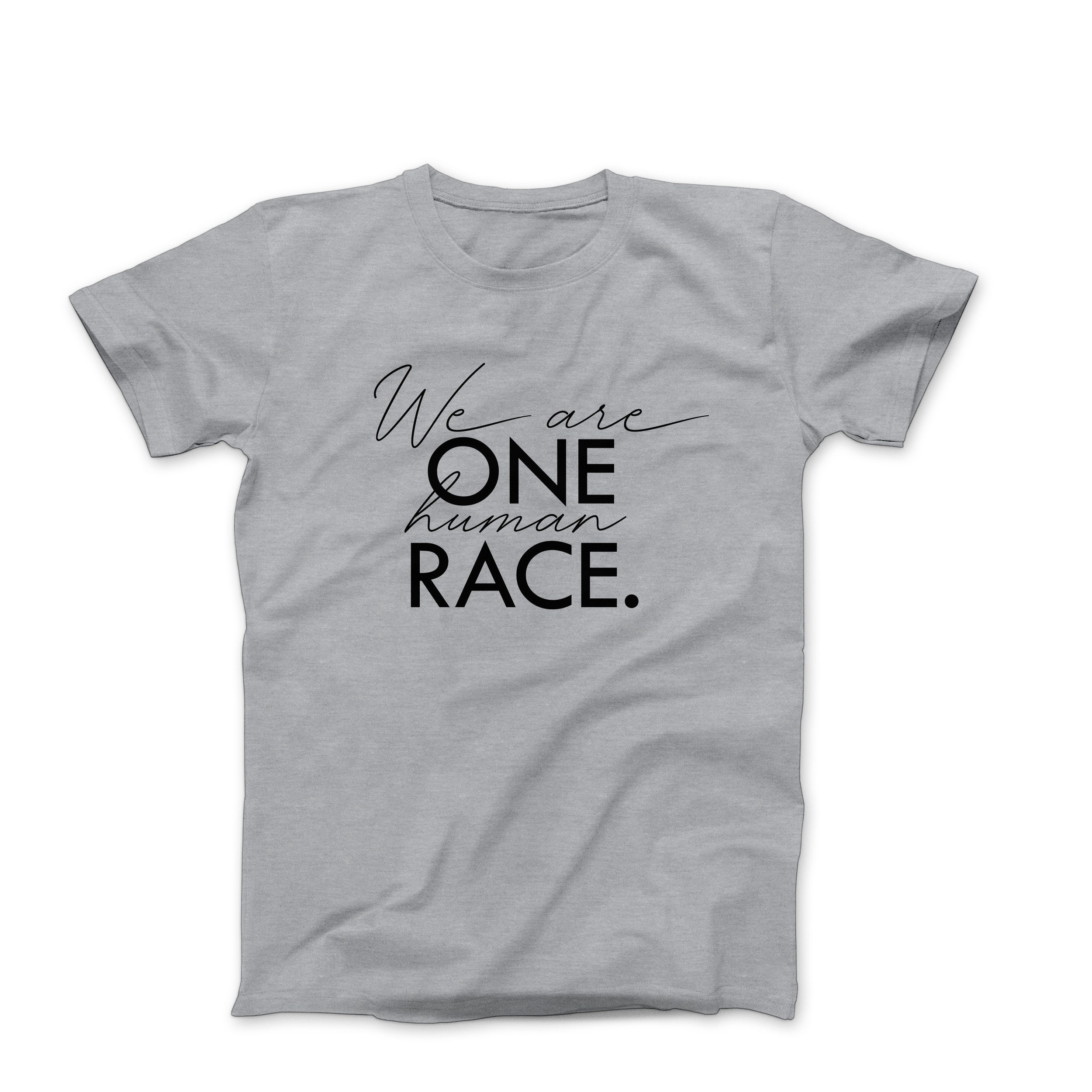 We are one human race t shirt black lives matter t shirt blm | Etsy