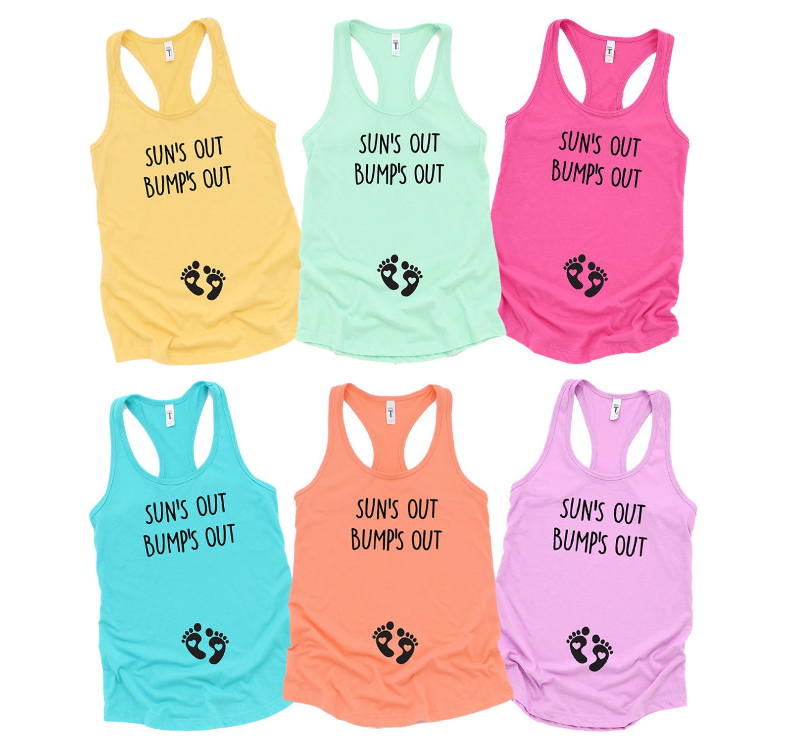 sun's out bumps out tank top
