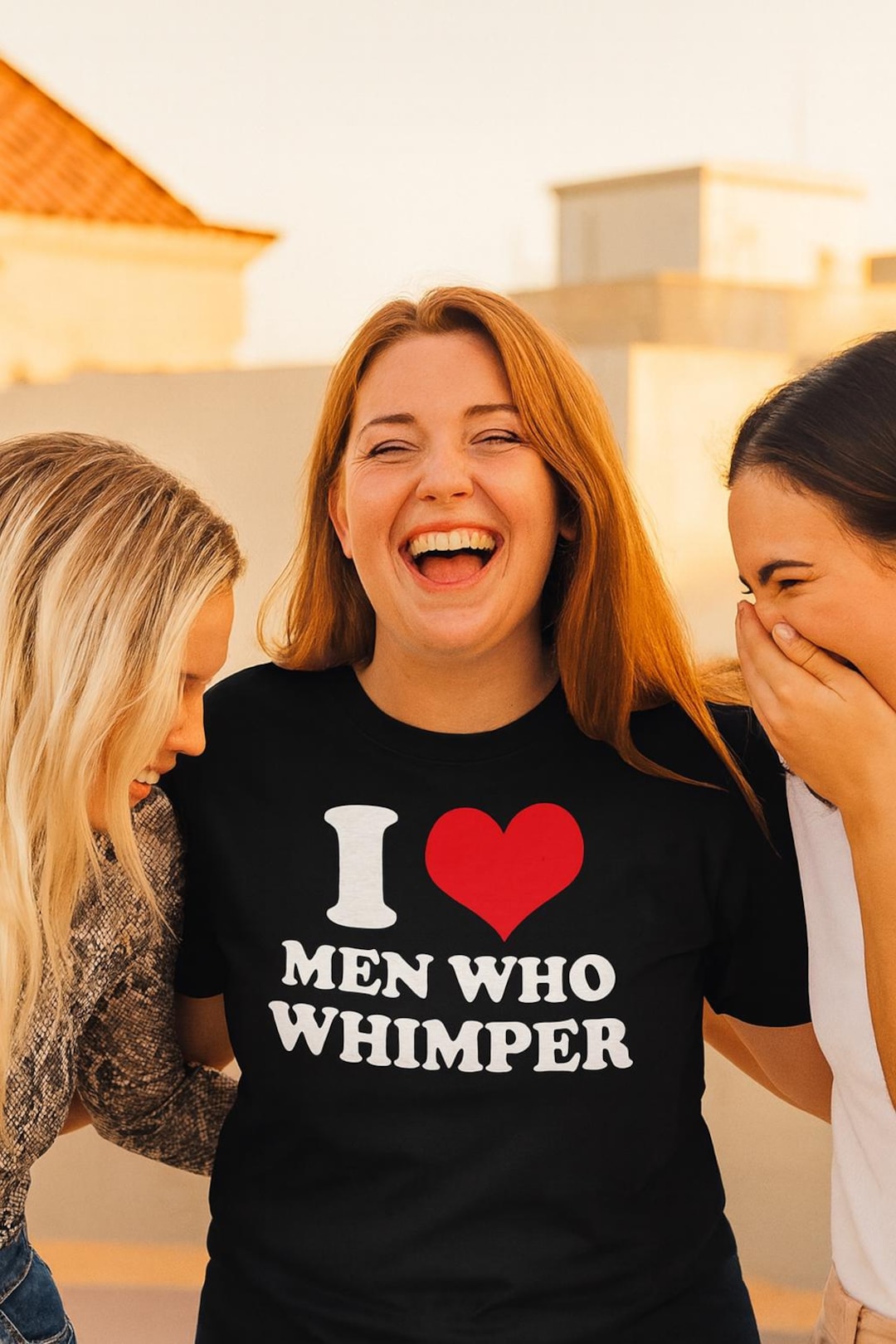 I Heart Men Who Whimper T-shirt: Funny Graphic Tee - Etsy