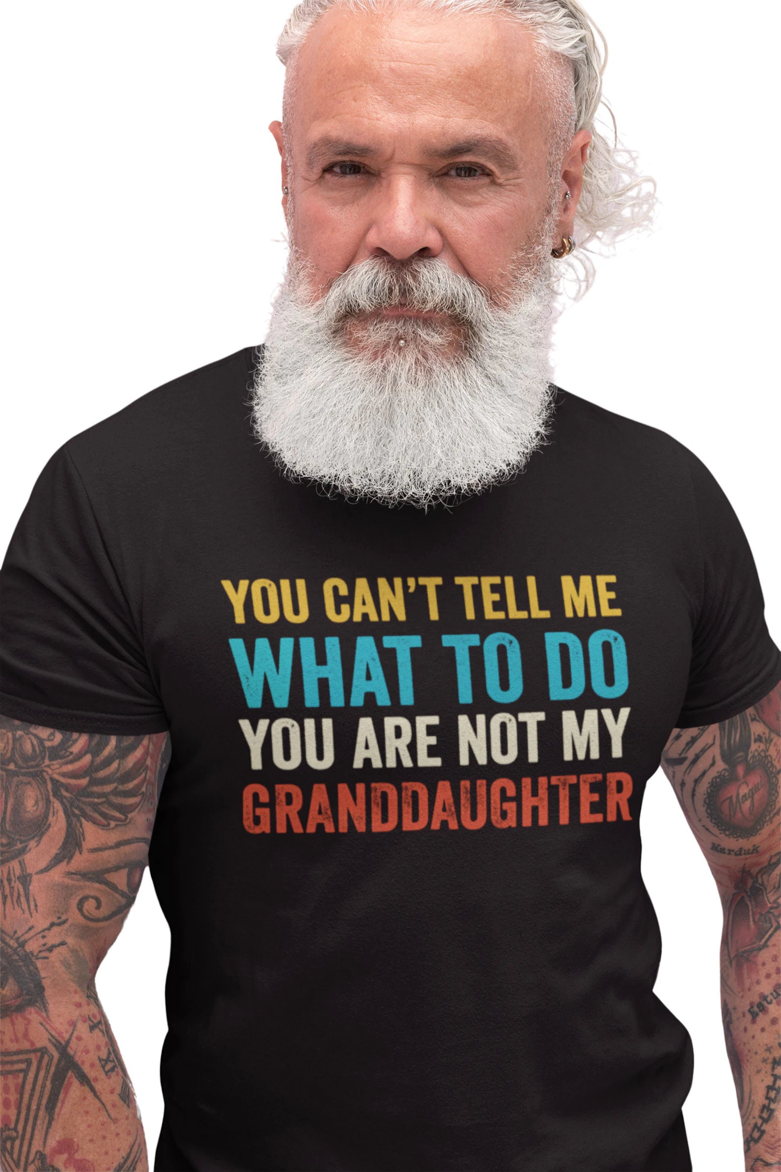 Funny Grandpa Shirt You Cant Tell Me What to Do You Not My